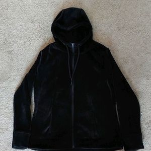 Time and Tru Black Velvet Jacket Size M (9-10)